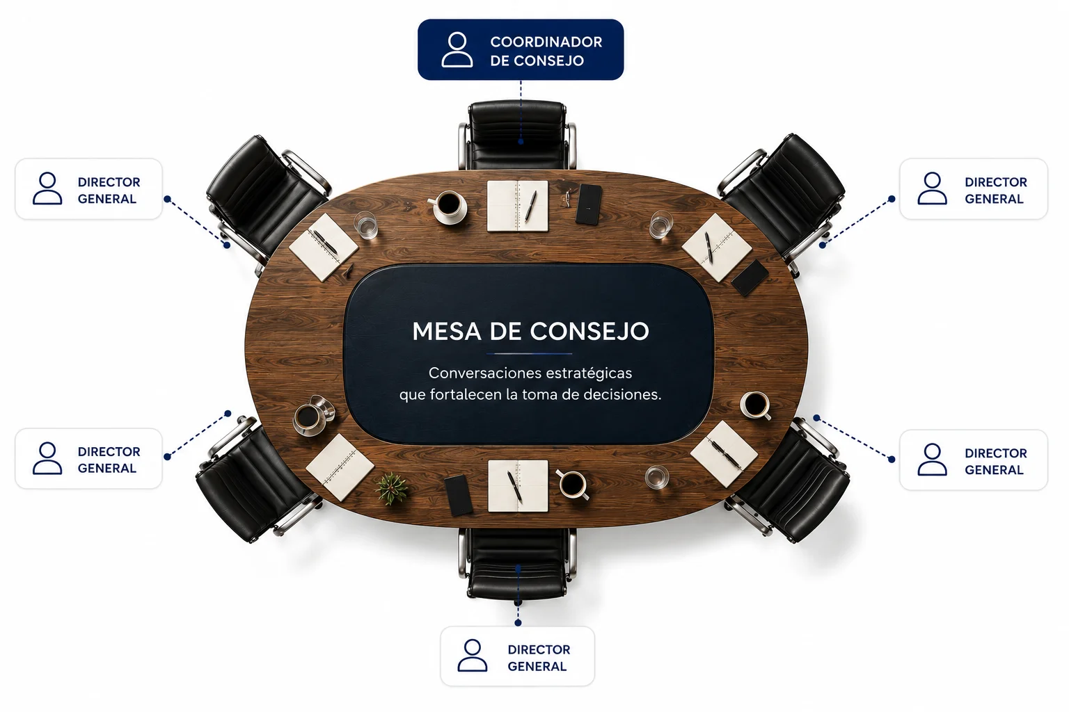 Mesa de consejo de directores